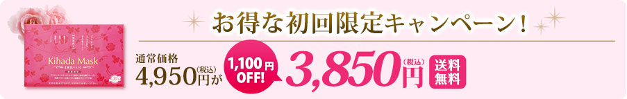お得な初回限定キャンペーン